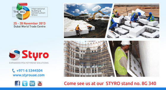 STYRO at the Big 5 Exhibition 2013 Dubai