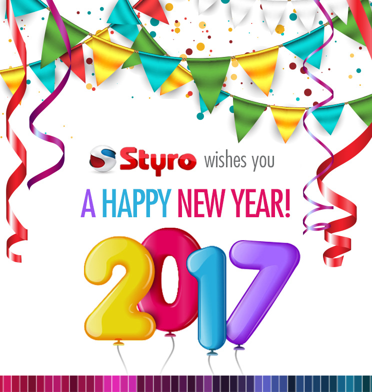 STYRO Wishes you a Happy New Year 2017