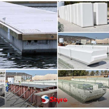 What are the top and unique features of EPS pontoons from STYRO UAE?