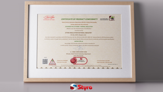 STYRO DCL Certified Products – A Proof of Credibility as an EPS trusted Factory